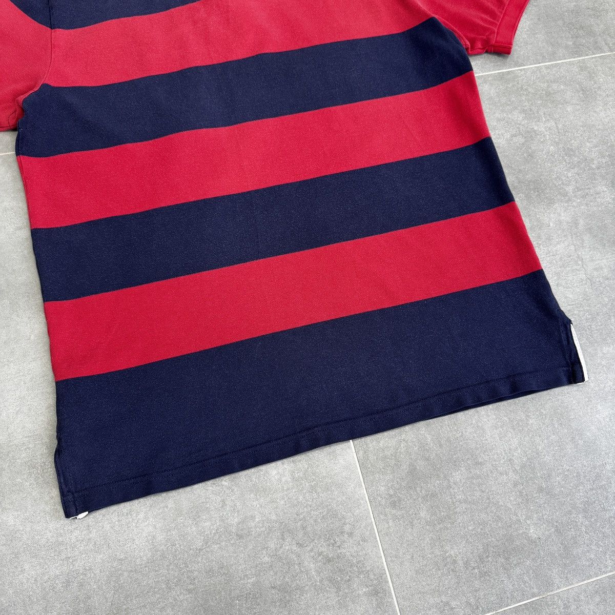 Polo Ralph Lauren Vintage Polo Ralph Lauren Striped Men Polo Shirt Size L Size US L / EU 52-54 / 3 - 18 Thumbnail