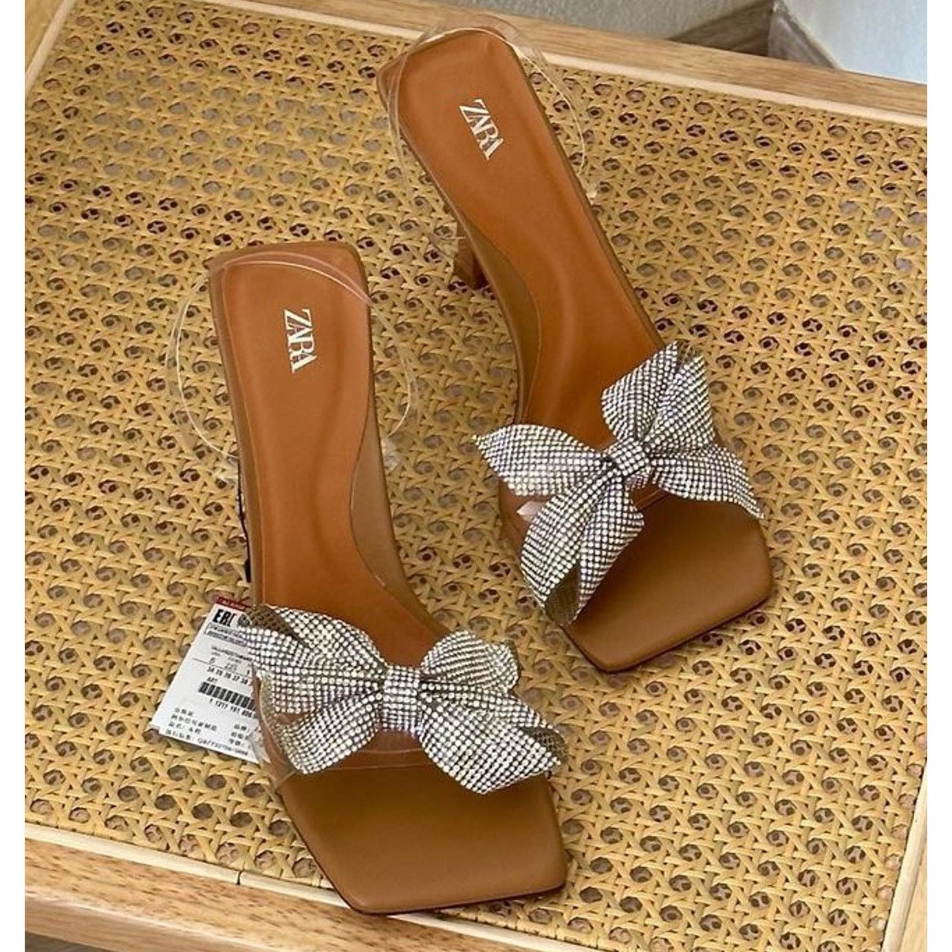 Zara ZARA BLOGGER FAVE!!! Embellished Heels NWT (US 8) Size US 10 / IT 40 - 2 Thumbnail