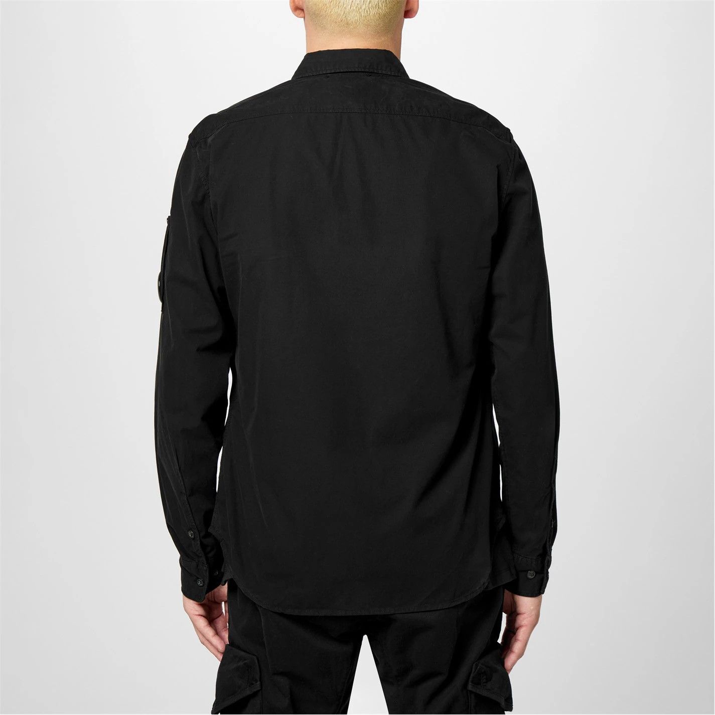 C.P. Company o1g2r1mq0426 Lens Double Chest Overshirt in Black Size US S / EU 44-46 / 1 - 6 Thumbnail