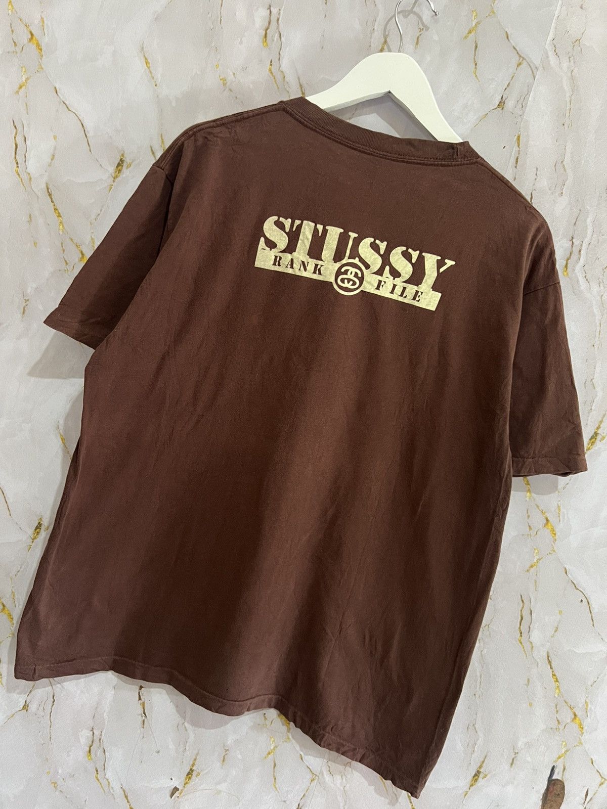 Stussy Vintage Stussy Army Logo T-Shirt – OG Streetwear Classic Size US XL / EU 56 / 4 - 6 Thumbnail