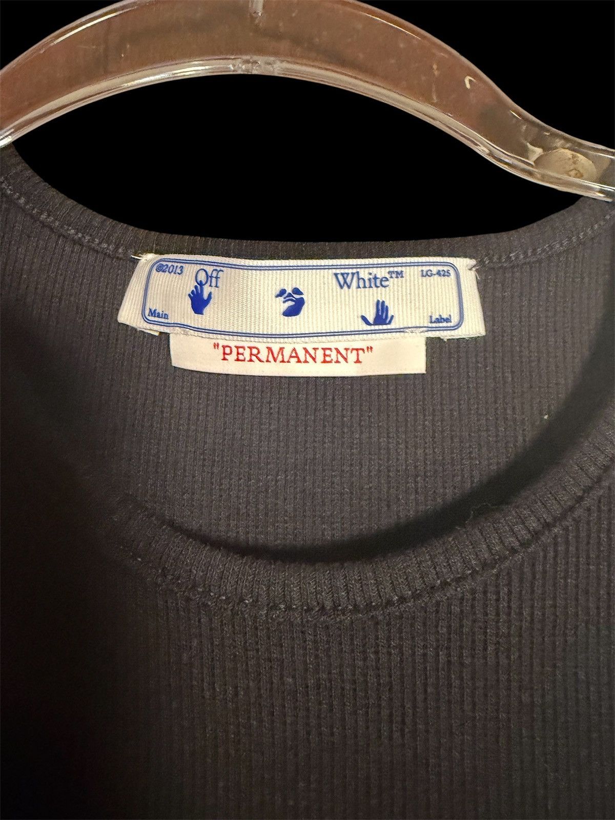 Off-White Authentic Off-White women’s Meteor ribbed knit dress Size L / US 10 / IT 46 - 2 Thumbnail