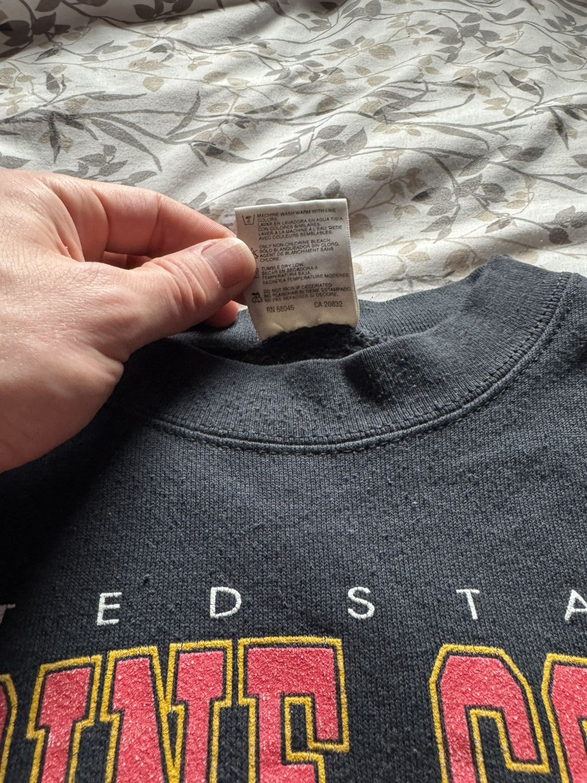 Tultex Vintage U.S. Marine Corps Semper Fidelis Crewneck Size US L / EU 52-54 / 3 - 6 Thumbnail
