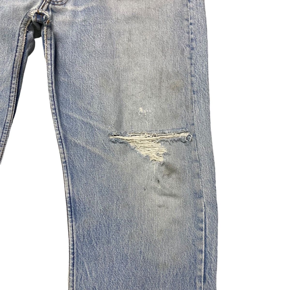 Levi's Vintage 80s Levis 501xx Distressed Jeans Size US 34 / EU 50 - 7 Thumbnail