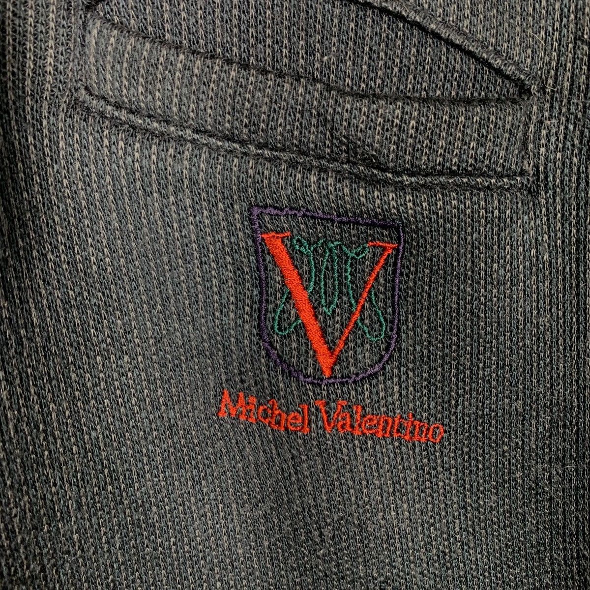 Japanese Brand MICHEL VALENTINO Single Pocket Polo Sweatshirt #1539-C69 Size US S / EU 44-46 / 1 - 10 Thumbnail