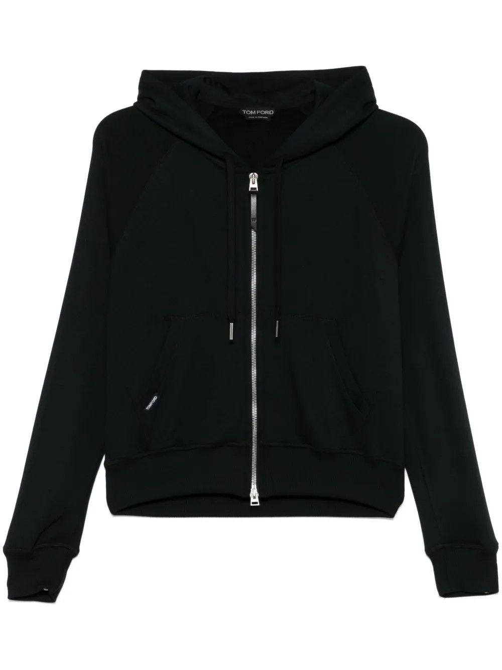 Tom Ford o1y0226 Hooded Sweater With Zip in Black Size S / US 4 / IT 40 - 1 Thumbnail