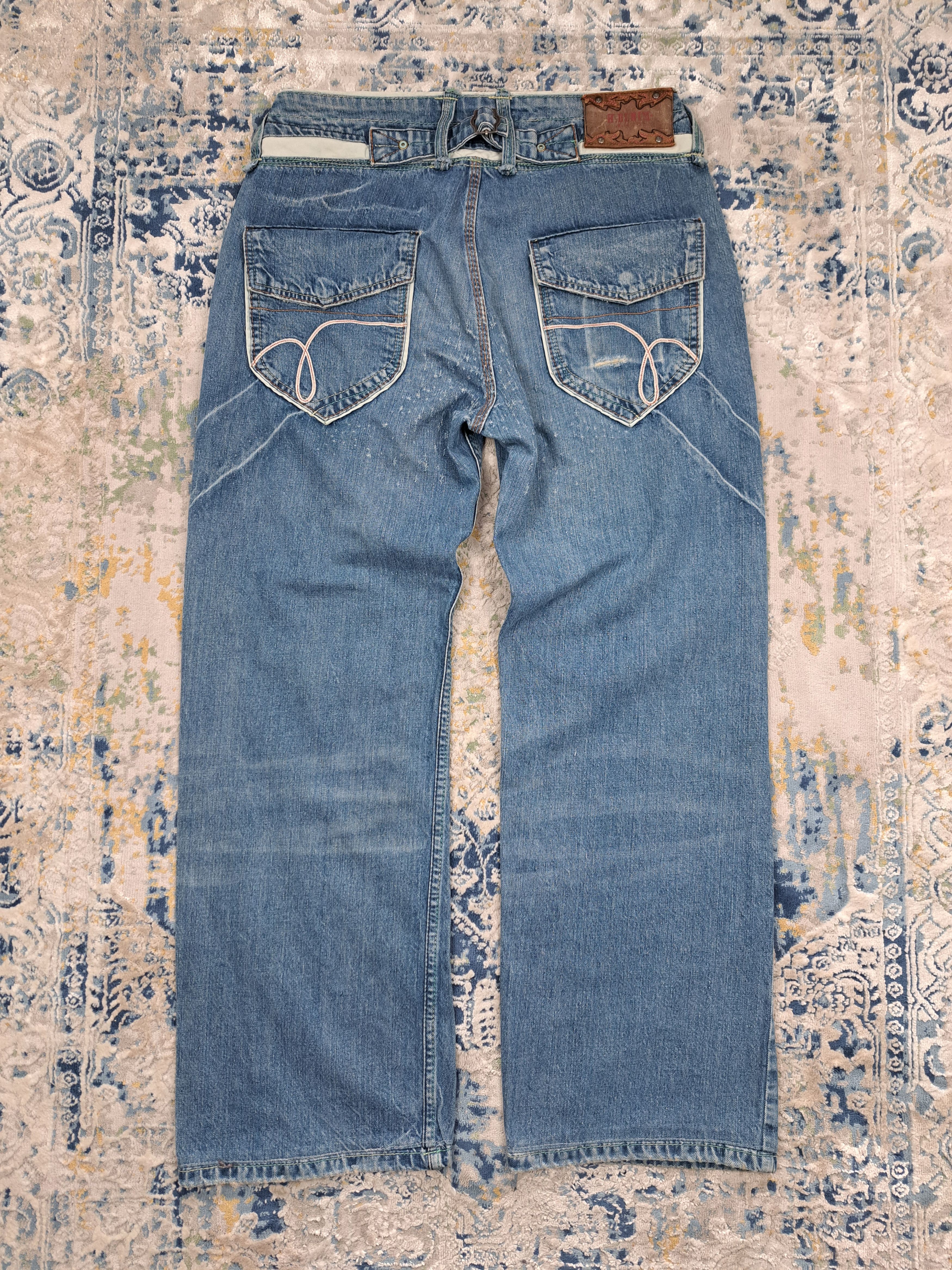 Tommy Hilfiger y2k Tommy Hilfiger Wide Leg Low Rise Japanese Style Denim Size US 31 - 1 Thumbnail