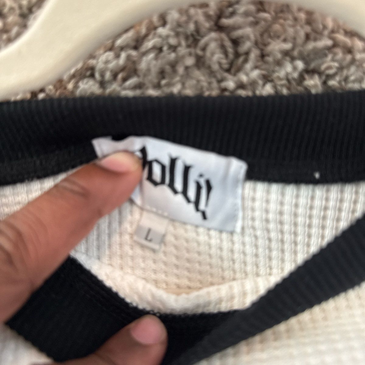 Designer × Vintage White and black Volli clothing long sleeve Size US L / EU 52-54 / 3 - 2 Thumbnail
