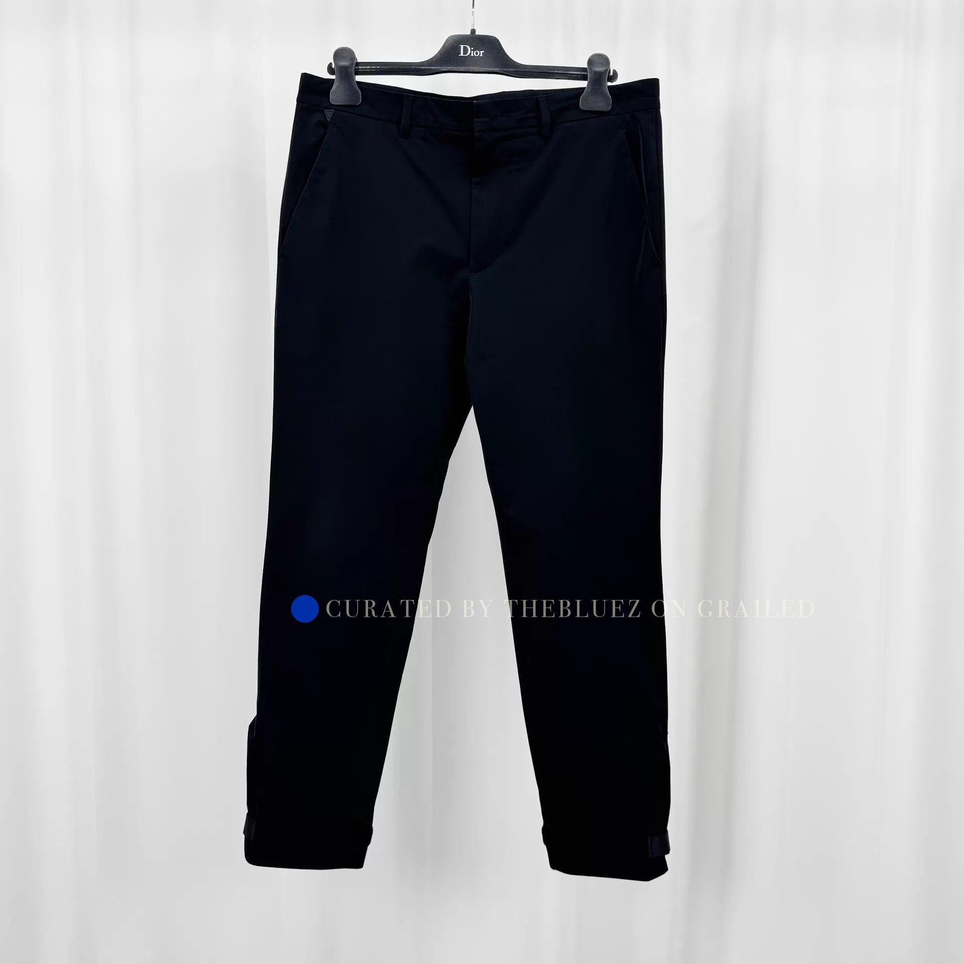 Prada Sleek Black Nylon Casual Trousers Size US 32 / EU 48 - 1 Thumbnail