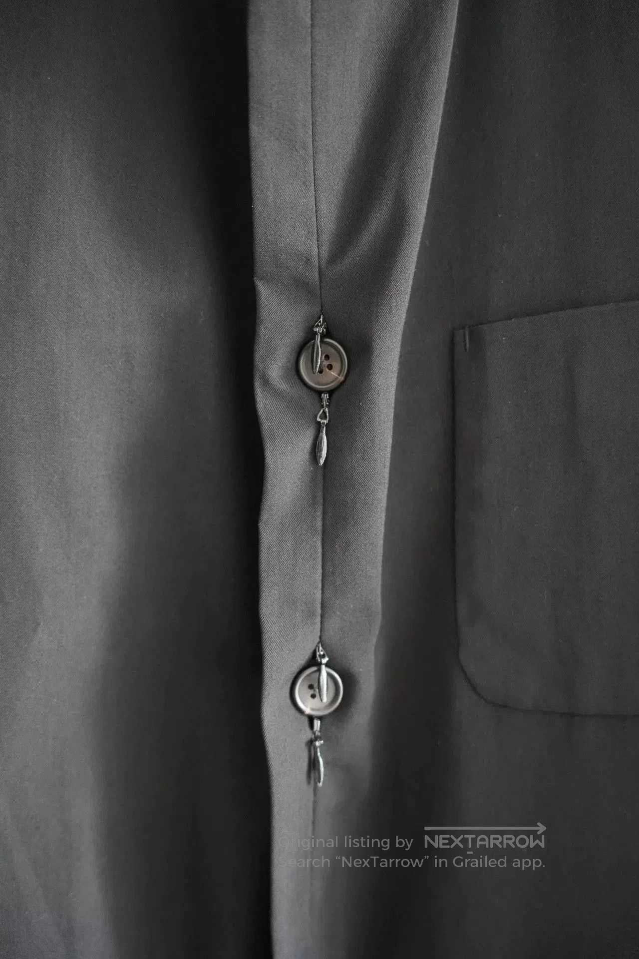 Yohji Yamamoto Yohji Yamamoto Water Drop Zip Blazer. Size US M / EU 48-50 / 2 - 5 Thumbnail