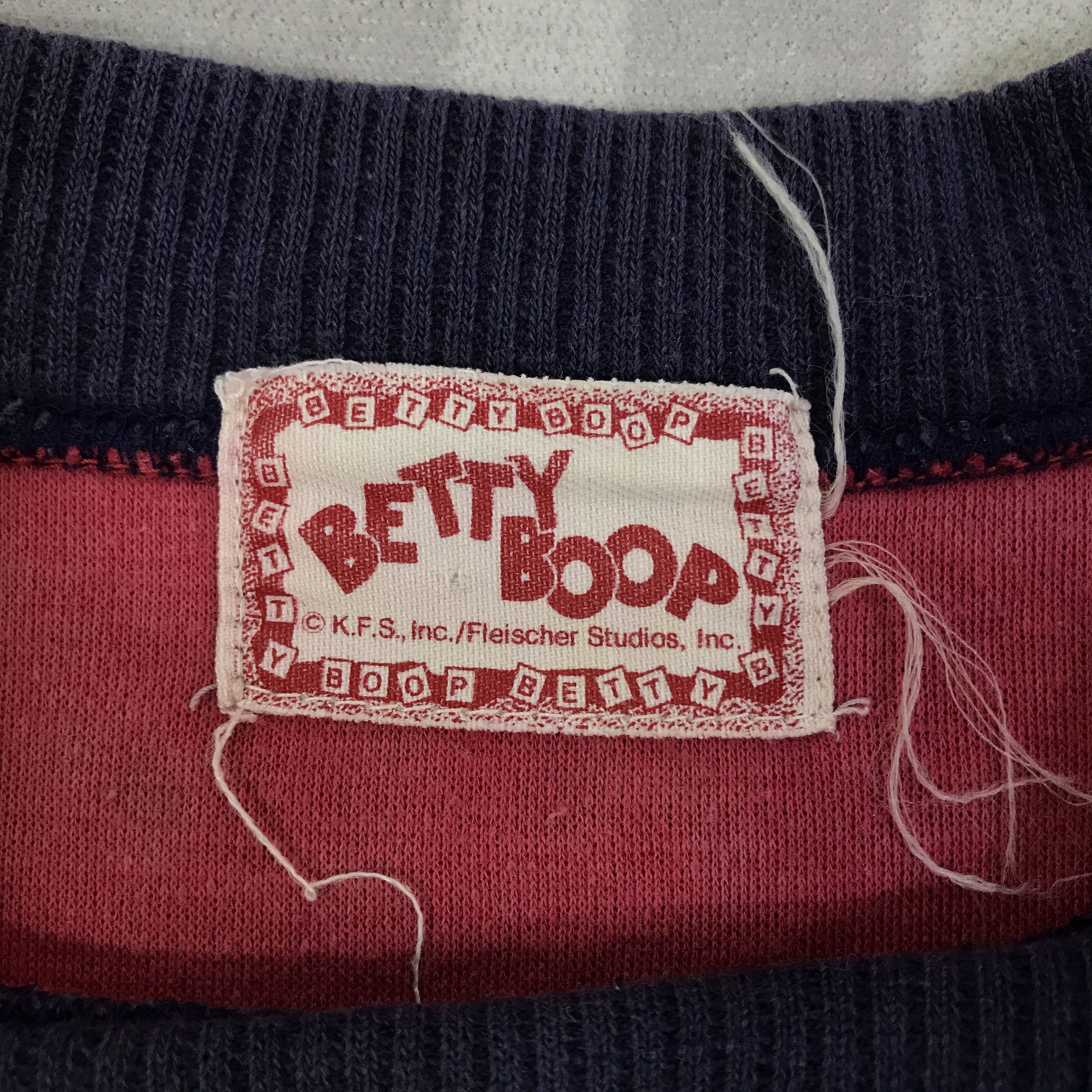 Japanese Brand Vintage Betty Boop Sweatshirts K115B19 Size US L / EU 52-54 / 3 - 14 Thumbnail