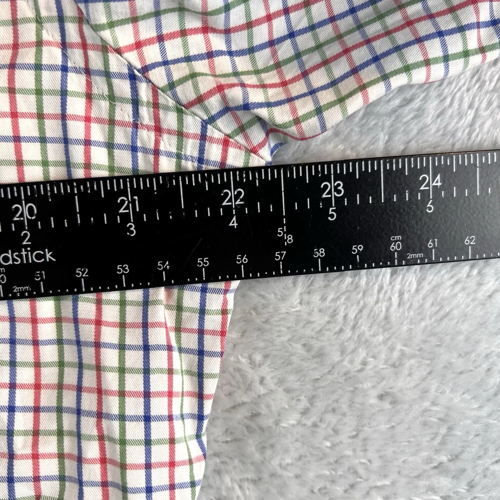 Peter Millar Peter Millar Mens Plaid Button-Up Shirt M White Check Long Sleeve LS Button-Up Pocket Preppy All Seasons Regular Mens Size US M / EU 48-50 / 2 - 5 Thumbnail