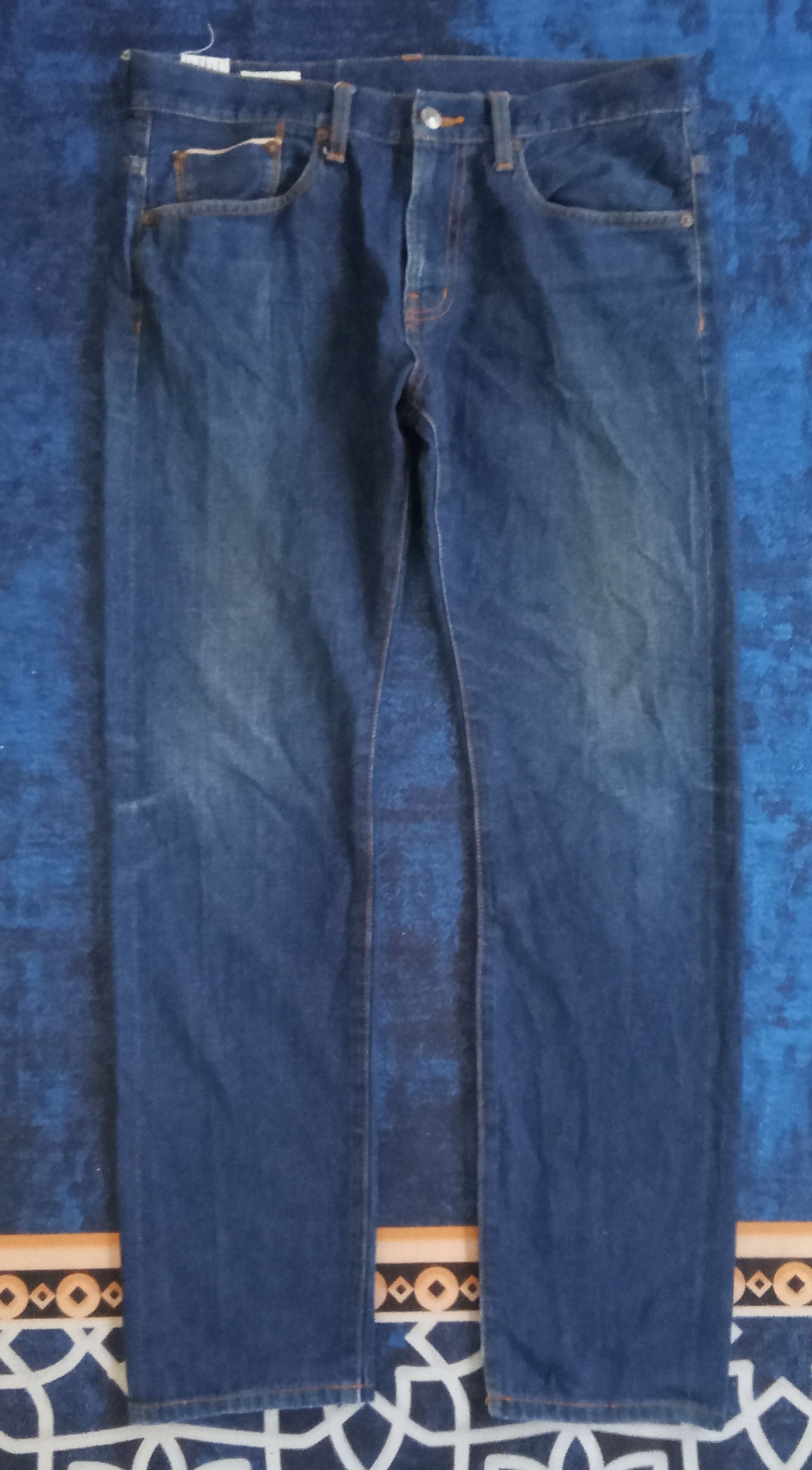 Japanese Brand Men's Bigi Redline Selvedge Jeans Size US 33 - 1 Thumbnail
