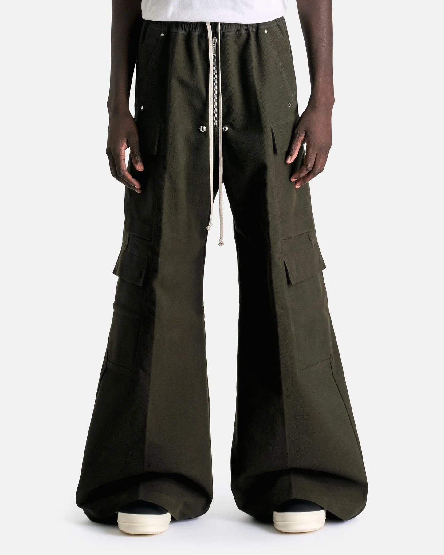 Rick Owens Rick Owens Cargobelas Woven Forest Green Pants Size US 36 / EU 52 - 1 Thumbnail