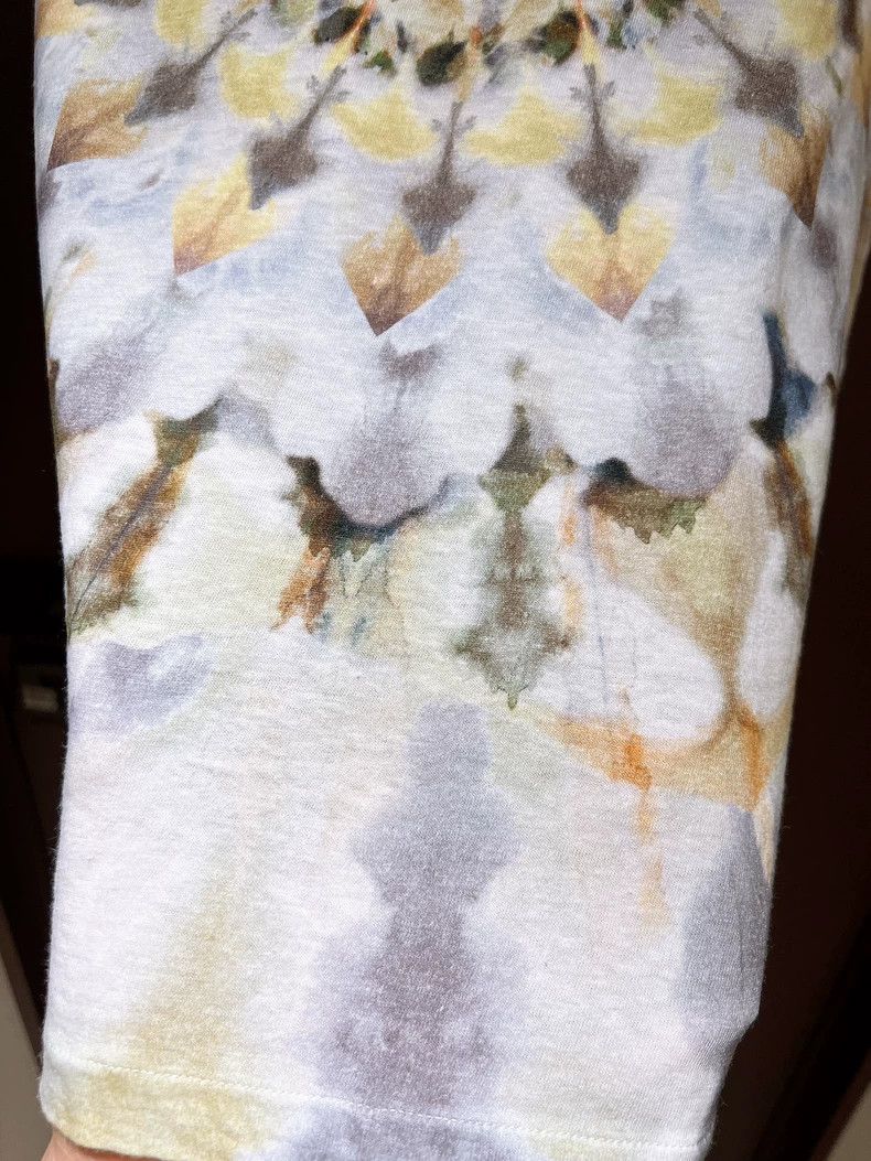 Dior Dior White classic tie-dyed printed cotton linen short-slee Size M / US 6-8 / IT 42-44 - 4 Thumbnail