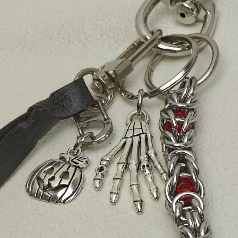 Jewelry Keel Clamp Beads Chain Halloween Ghost Hand Pumpkin Head Size ONE SIZE - 8 Thumbnail