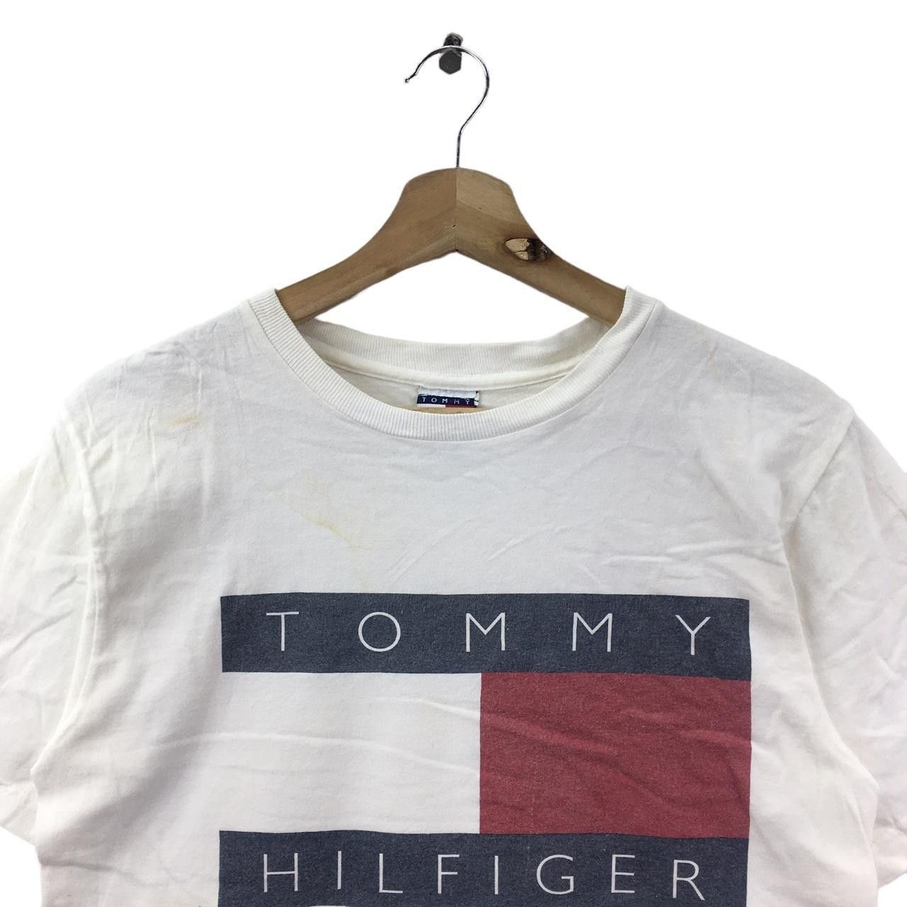 Tommy Hilfiger Vtg TOMMY HILFIGER USA Flag Logo Sailing Gear White Size US M / EU 48-50 / 2 - 2 Thumbnail
