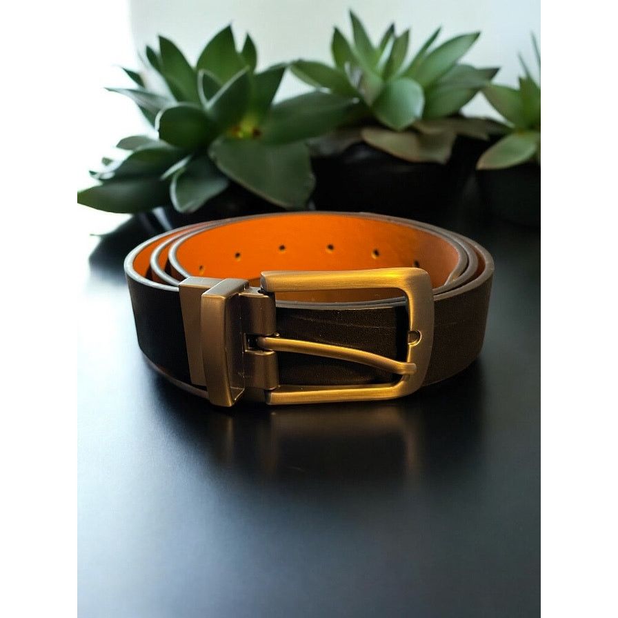Unknown London Plus Size Woman's Brown Leather Belt with Silver Buckle 45" Size ONE SIZE - 1 Thumbnail