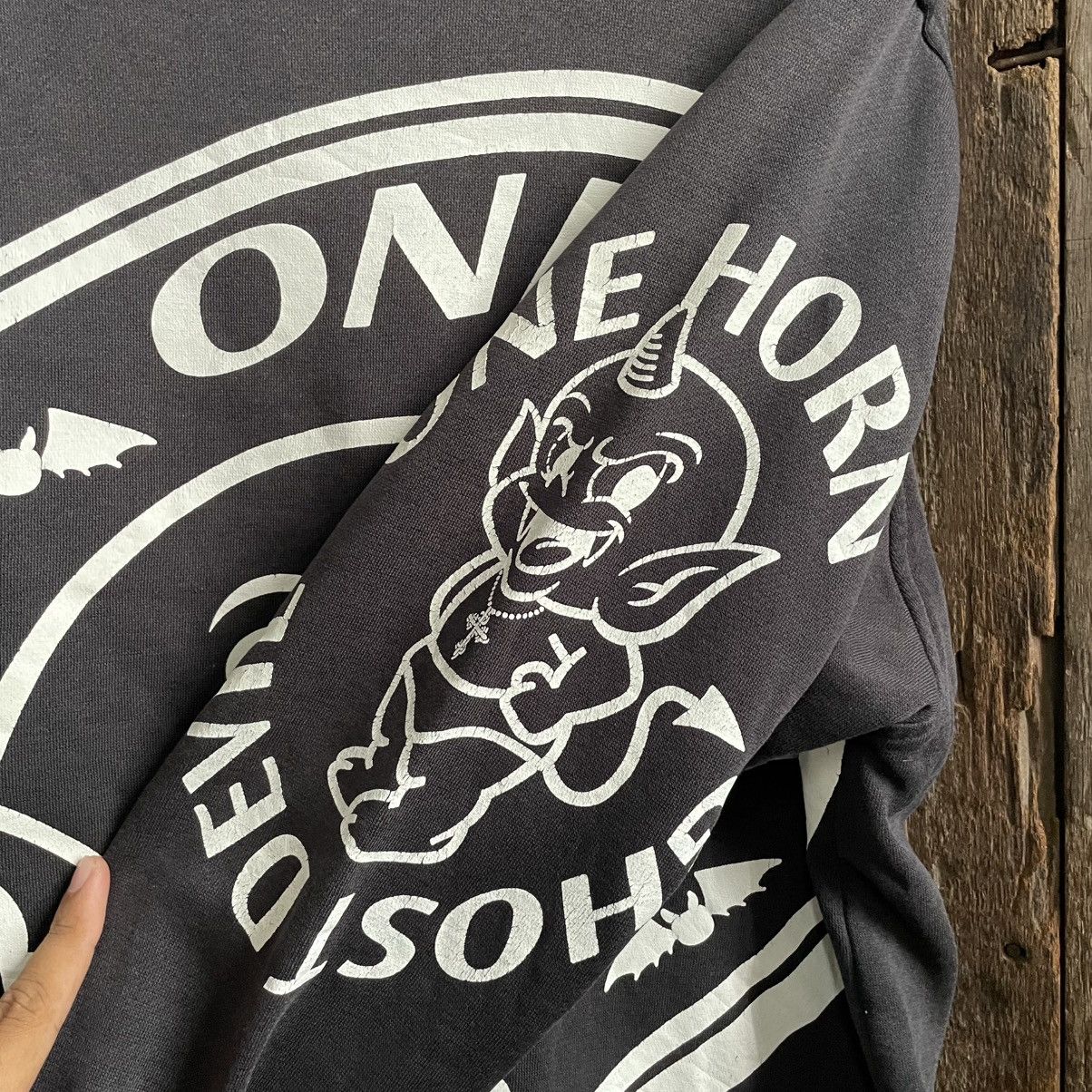 Japanese Brand O.H.Ghost Devil Fullprint Crewneck Sweatshirt Size US L / EU 52-54 / 3 - 4 Thumbnail