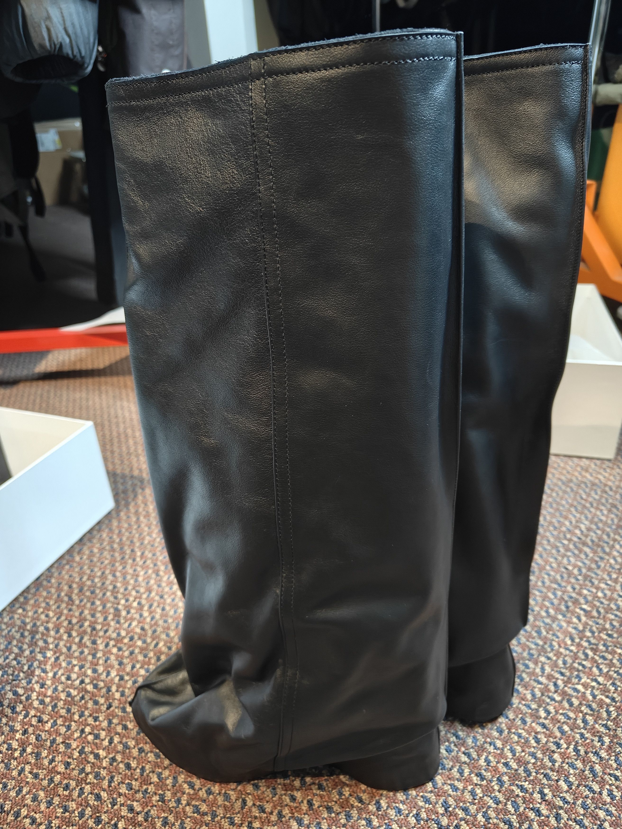 Sacai BNWT AW24 SACAI LEATHER PANTS BOOTS 40 Size US 10 / IT 40 - 16 Thumbnail