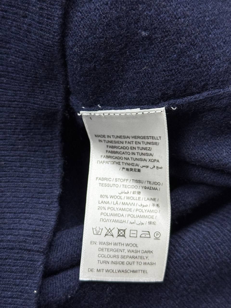 Gant Gant USA wool blue v-neck sweater Size M Size US M / EU 48-50 / 2 - 3 Thumbnail