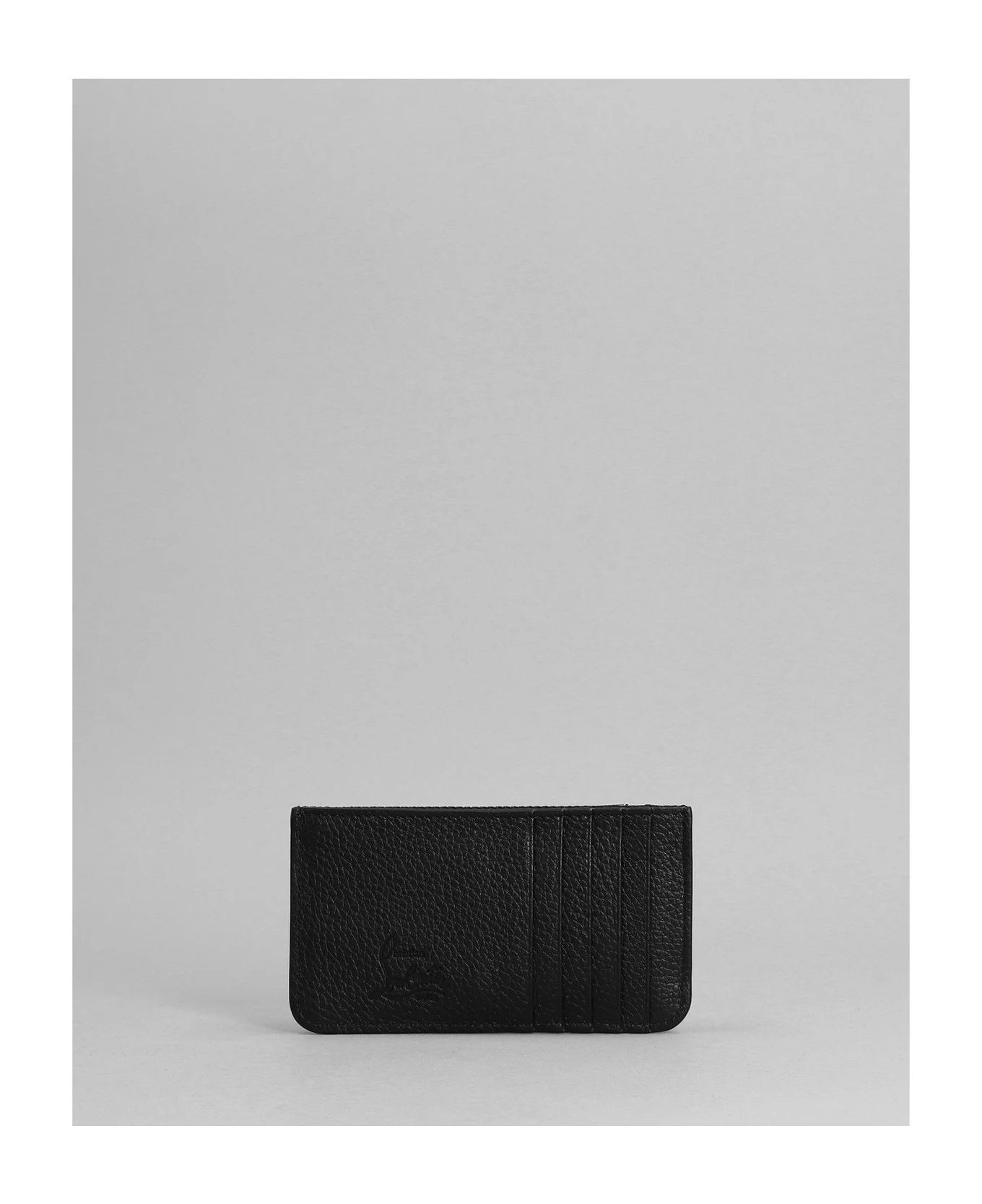 Christian Louboutin o1w1db10725 Card Holders in Black Size ONE SIZE - 1 Thumbnail