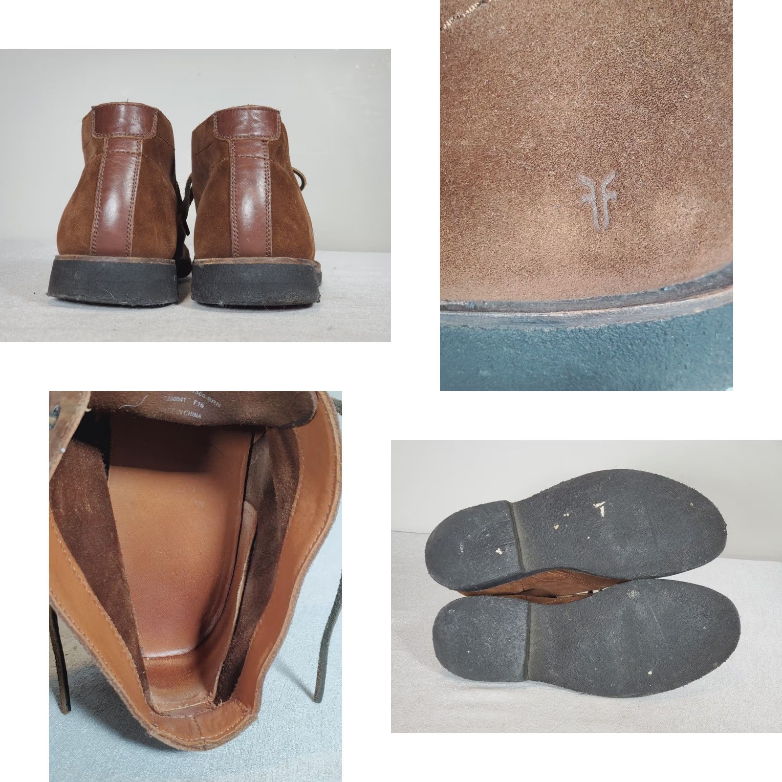 Frye Frye Arden Chukka Boots Brown Suede 81380 Crepe Sole Mens US 11 Size US 11 / EU 44 - 8 Thumbnail