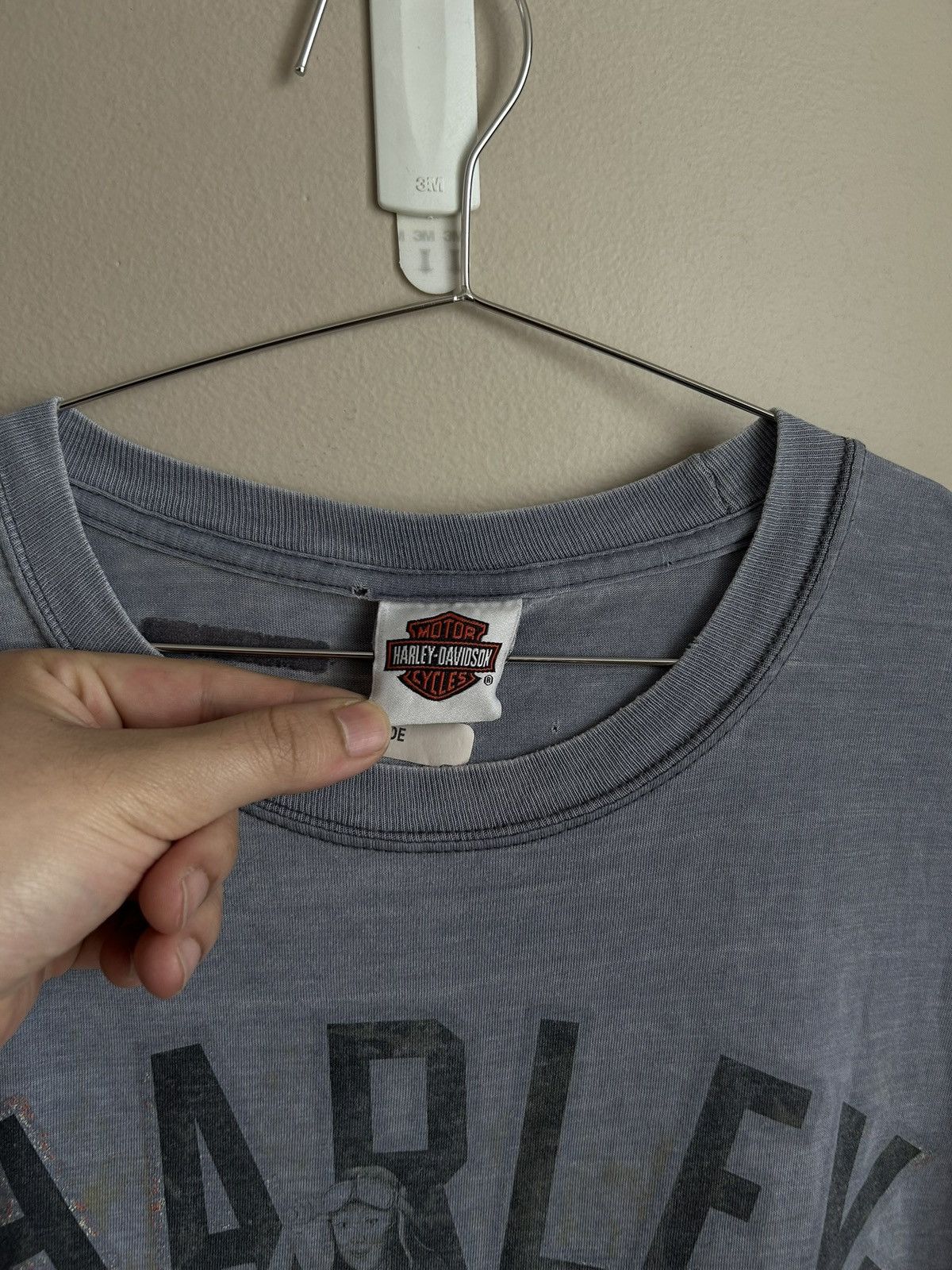 Vintage Vintage Harley Davidson Shirt Thrashed Fader West Coast Size US XL / EU 56 / 4 - 4 Thumbnail