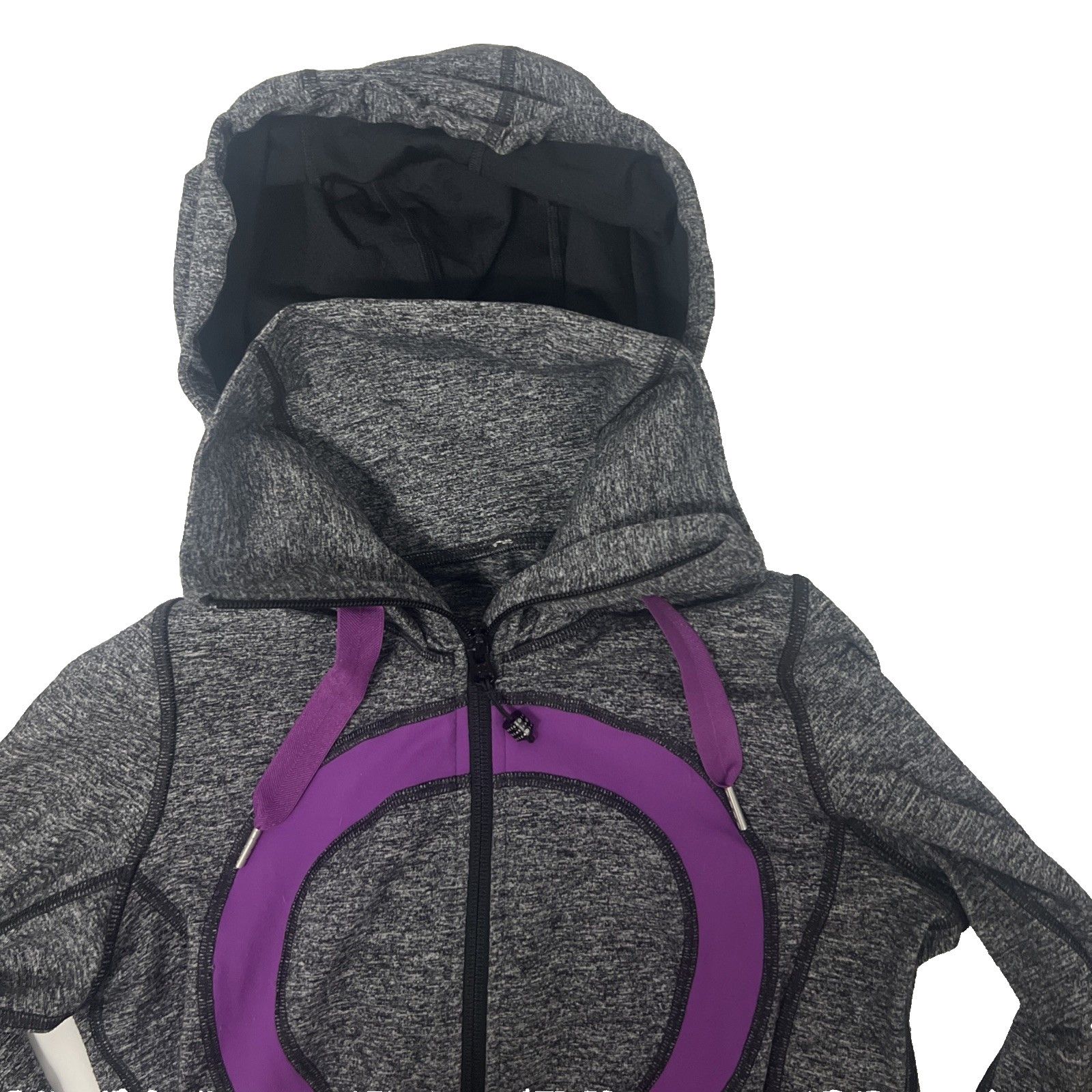 Lululemon Lululemon Gray Scuba Zip Up Hoodie Jacket Sz 4 Yoga Pockets Size S / US 4 / IT 40 - 5 Thumbnail