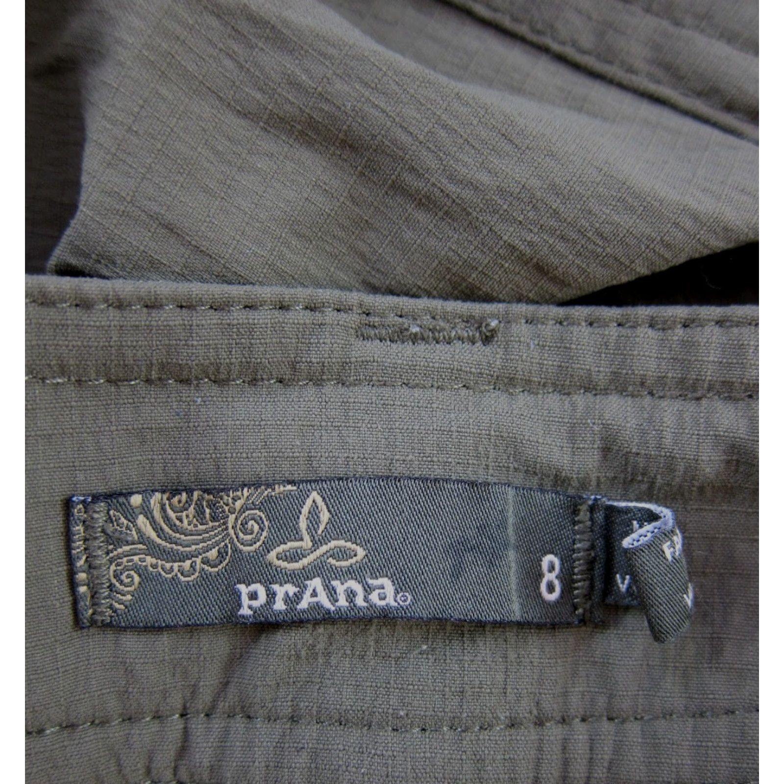 Prana prAna Army Green Nylon Stretch Hike Travel Pocket Cargo Jogger Pant Women 8 Size 30" / US 8 / IT 44 - 4 Thumbnail