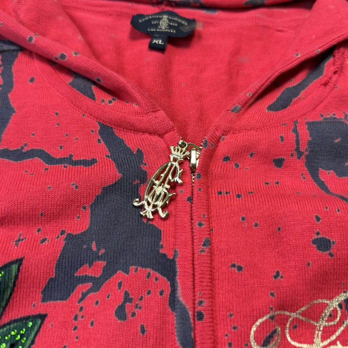 Christian Audigier Christinan audigier ed hardy style zipup hoodie Size US XL / EU 56 / 4 - 5 Thumbnail
