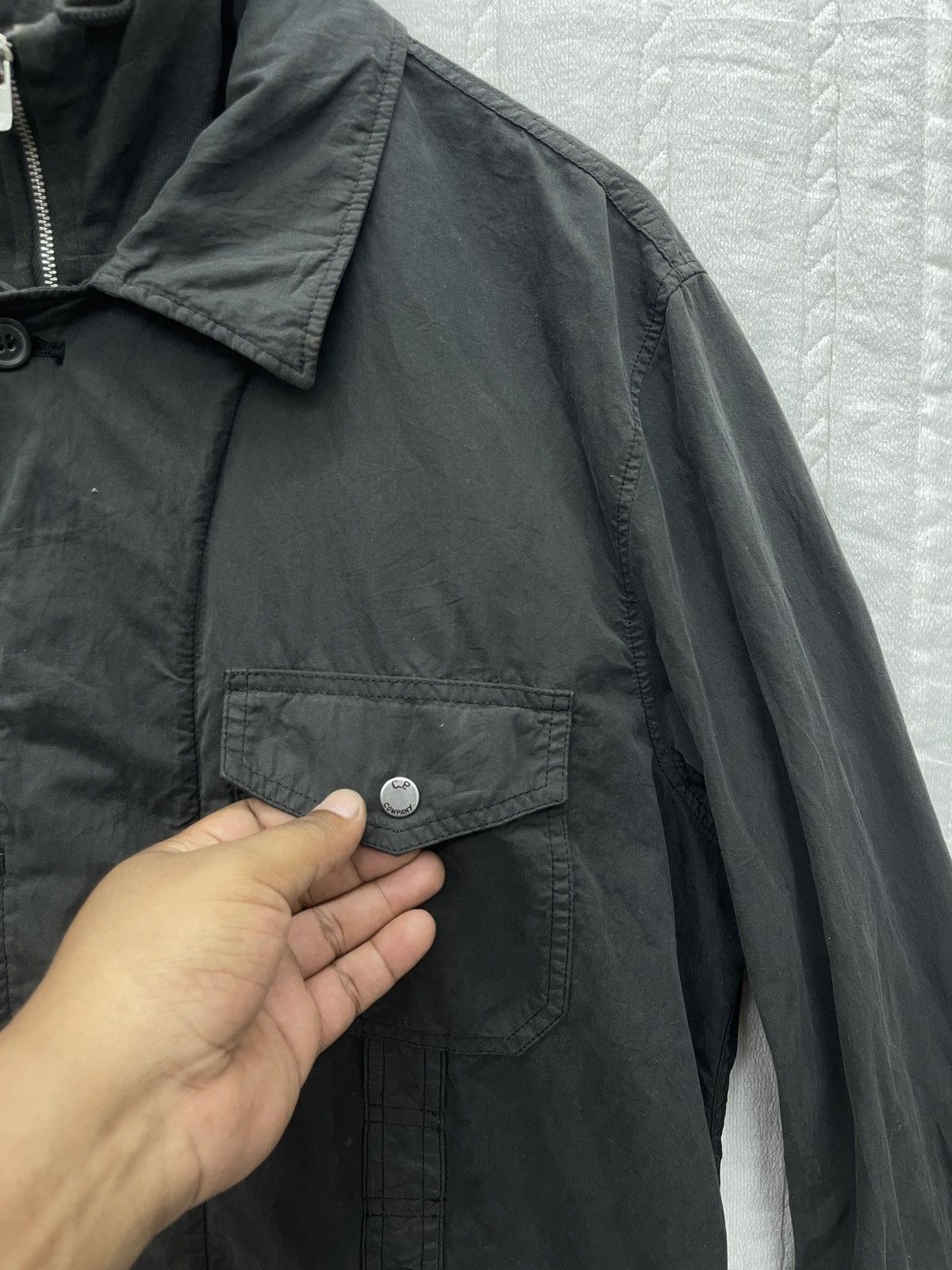 C.P. Company × Massimo Osti × Vintage STEALS💥C.P. COMPANY HOODIE LONG SLEEVE SHIRT Size US XL / EU 56 / 4 - 7 Thumbnail