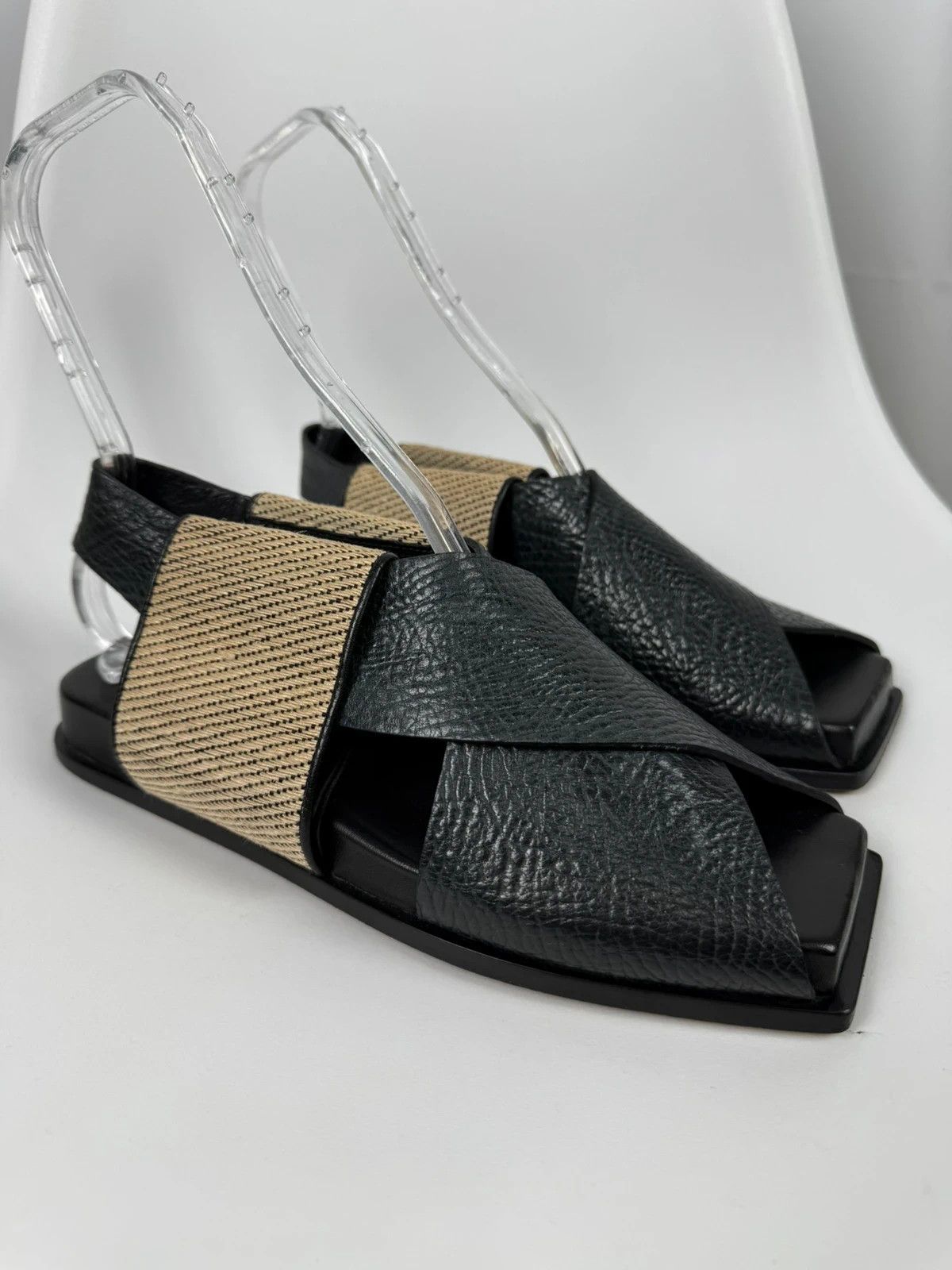 Acne Studios Acne Studios Fera Sandals Square Toe size 39 Size US 9 / IT 39 - 1 Thumbnail