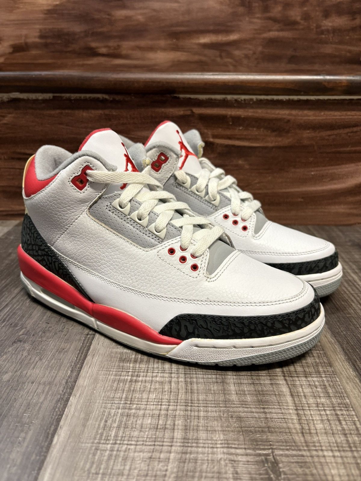 Jordan Brand Air Jordan 3 Retro Fire Red 2007 size 8 Size US 8 / EU 41 - 1 Thumbnail