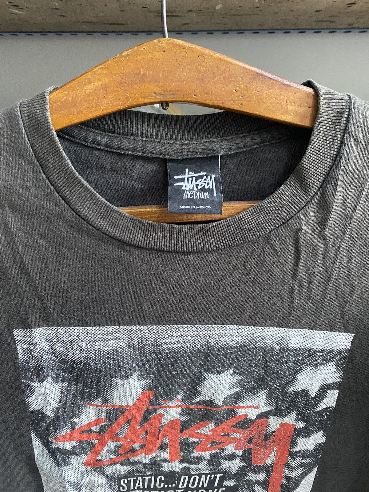 Stussy DISTRESSED STUSSY TSHIRT Size US M / EU 48-50 / 2 - 6 Thumbnail