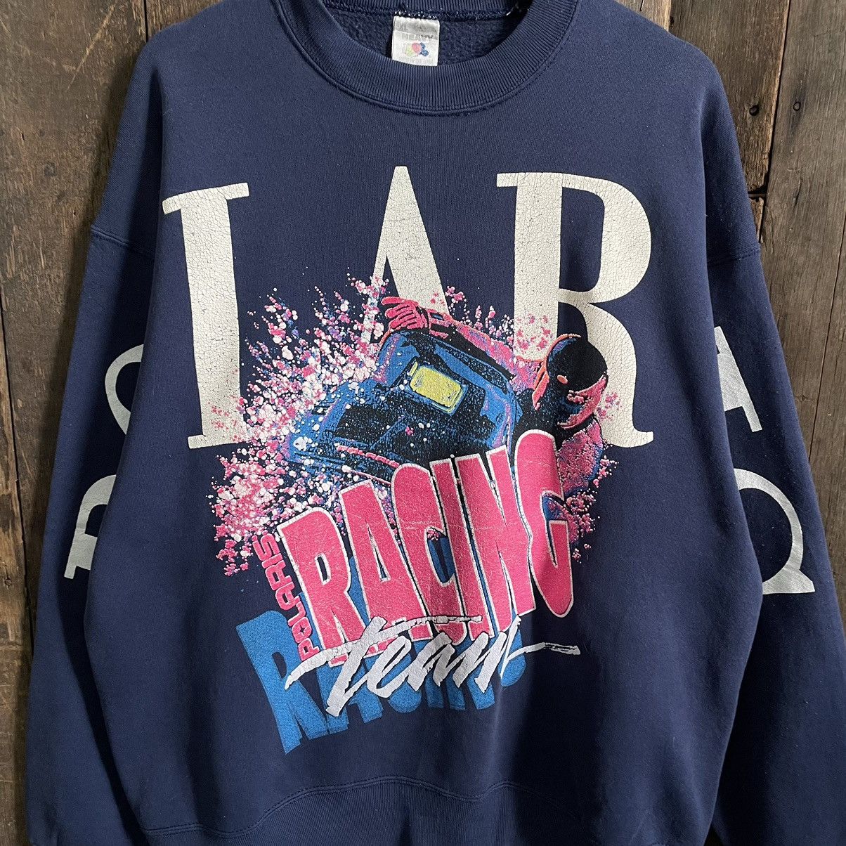 Gear for Sports Vintage Polaris Racing Team Crewneck Sweatshirt Size US XL / EU 56 / 4 - 4 Thumbnail