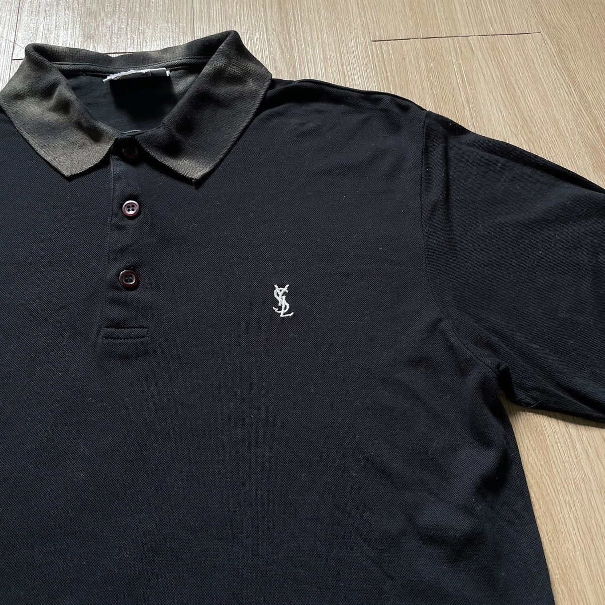 Yves Saint Laurent VINTAGE YSL TRICOTS POUR HOMME MADE ITALY POLO Size US S / EU 44-46 / 1 - 2 Thumbnail