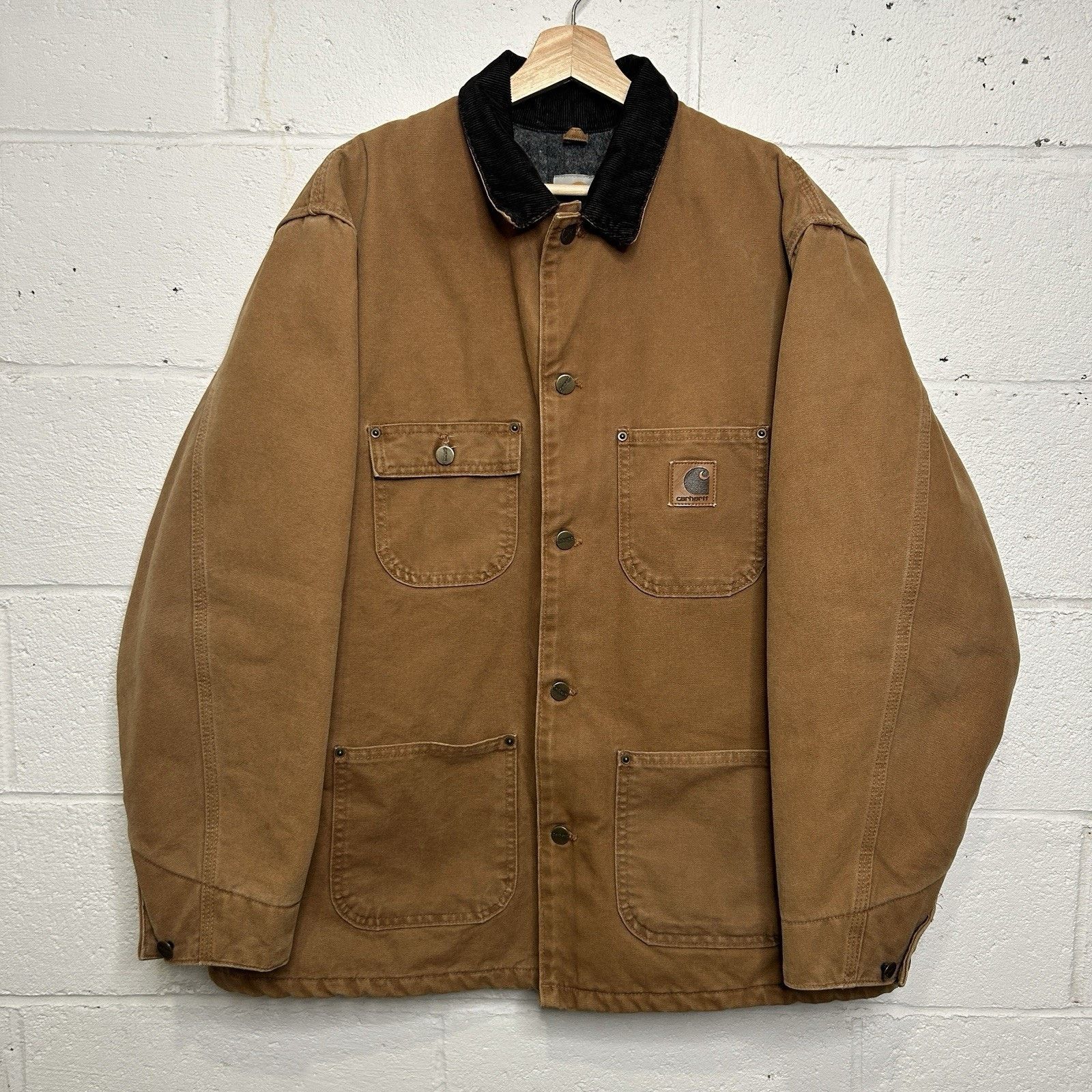 Carhartt Vintage Carhartt Blanket-Lined Chore Coat “Brown” C02 BRN Size US L / EU 52-54 / 3 - 1 Thumbnail