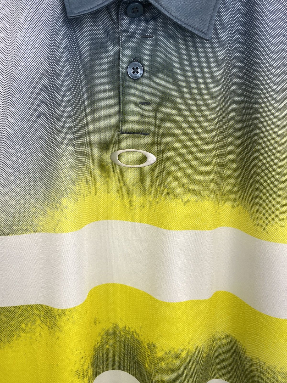 Oakley 🇺🇸 Vintage Y2K Oakley Art Polo T-Shirt Rare Asymmetrical Size US XL / EU 56 / 4 - 4 Thumbnail