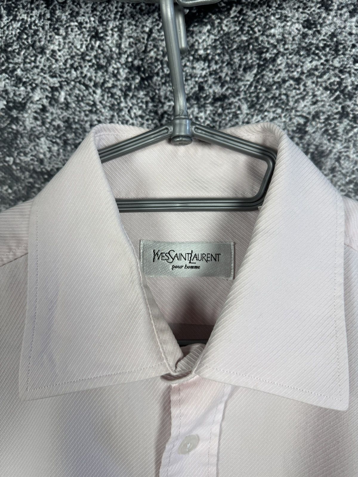 Vintage × Yves Saint Laurent Yves Saint Laurent Vintage Shirt Button Up YSL Size 40/41 16 Size US L / EU 52-54 / 3 - 7 Thumbnail
