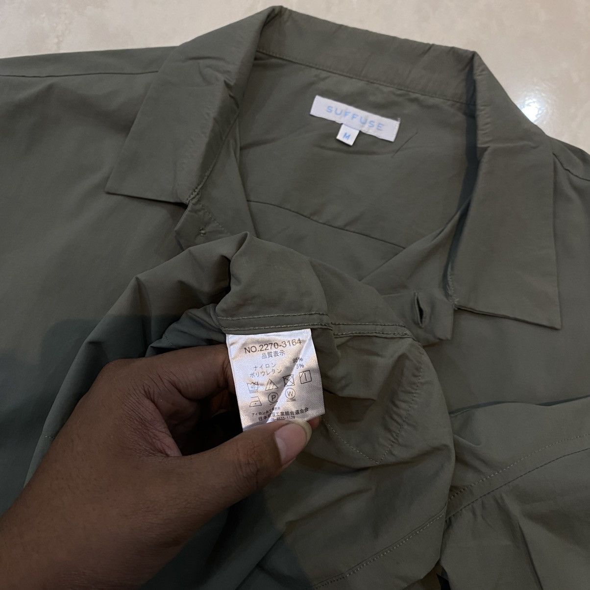 Japanese Brand Suffuse japanese cargo shirt cool materials Size US L / EU 52-54 / 3 - 7 Thumbnail