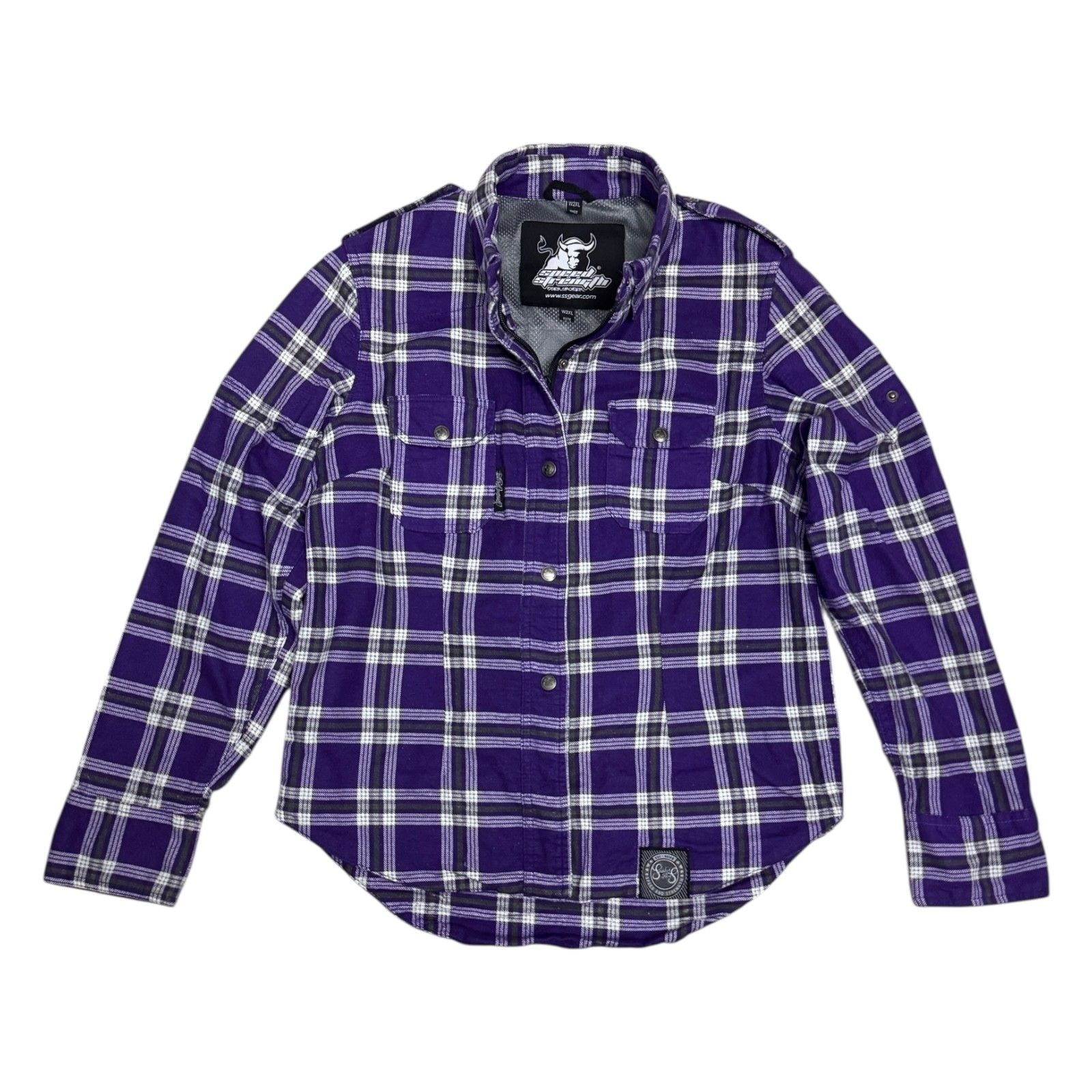 Other SPEED & STRENGTH Smokin Aces Plaid Motorcycle Jacket 2XL Size XXL / US 16-18 / IT 52-54 - 1 Thumbnail