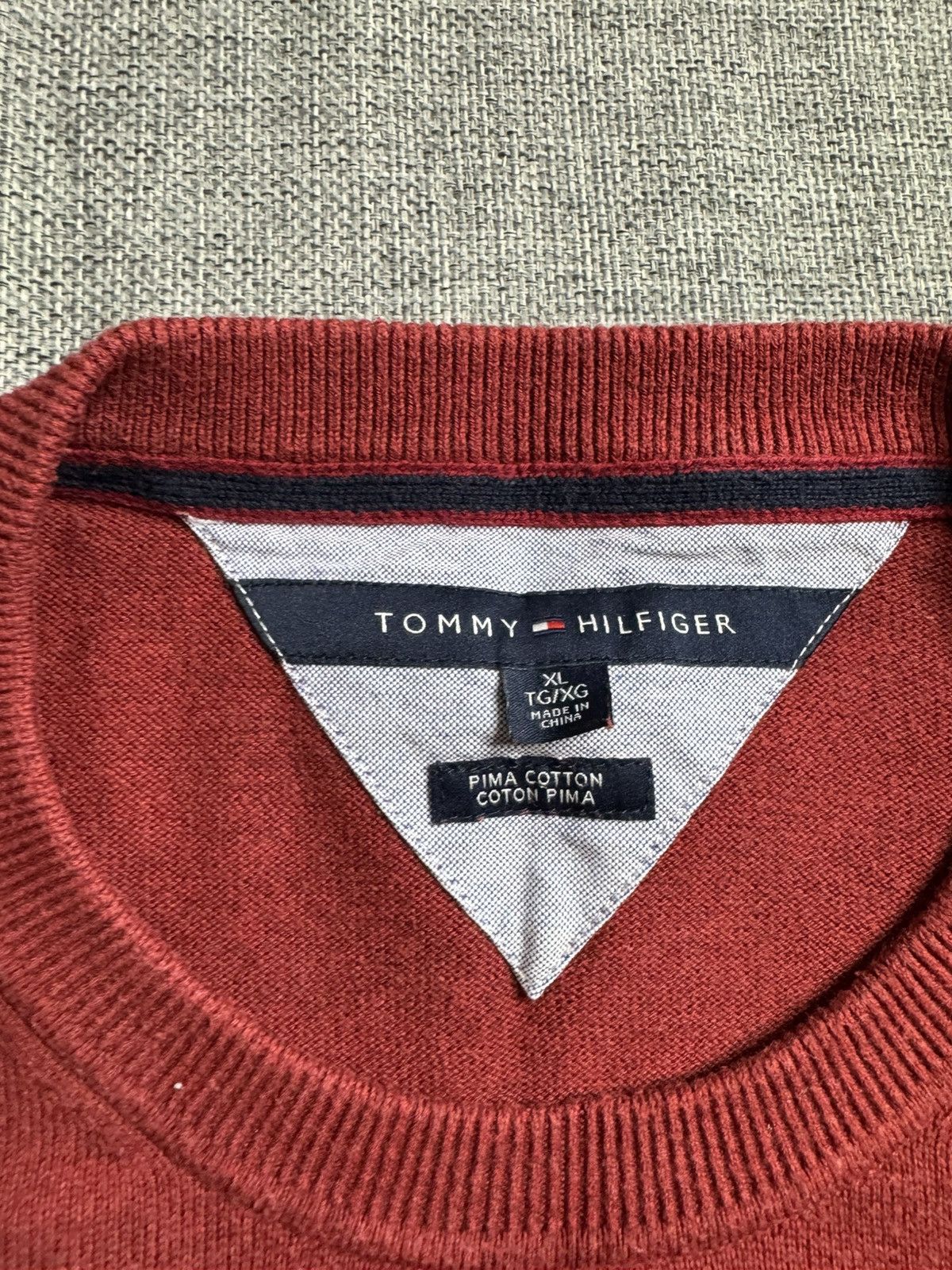 Tommy Hilfiger Tommy Hilfiger sweater red XL Size US XL / EU 56 / 4 - 3 Thumbnail