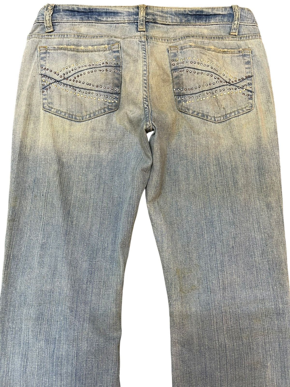 Aeropostale Vintage Aeropostale Flare Studded Blink Mudwash Denim Size US 33 - 6 Thumbnail