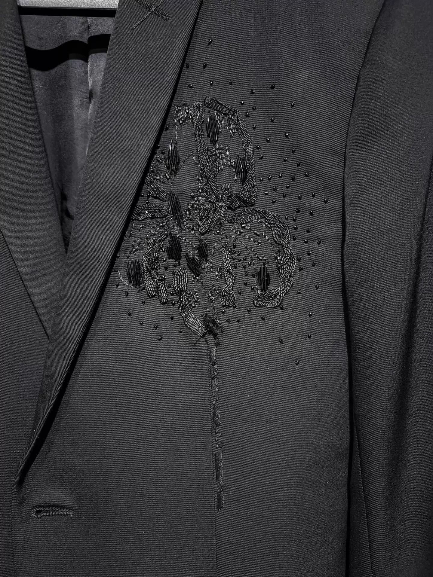 Dior Dior Beaded Embroidered Blazer 46 Size 46R - 2 Thumbnail