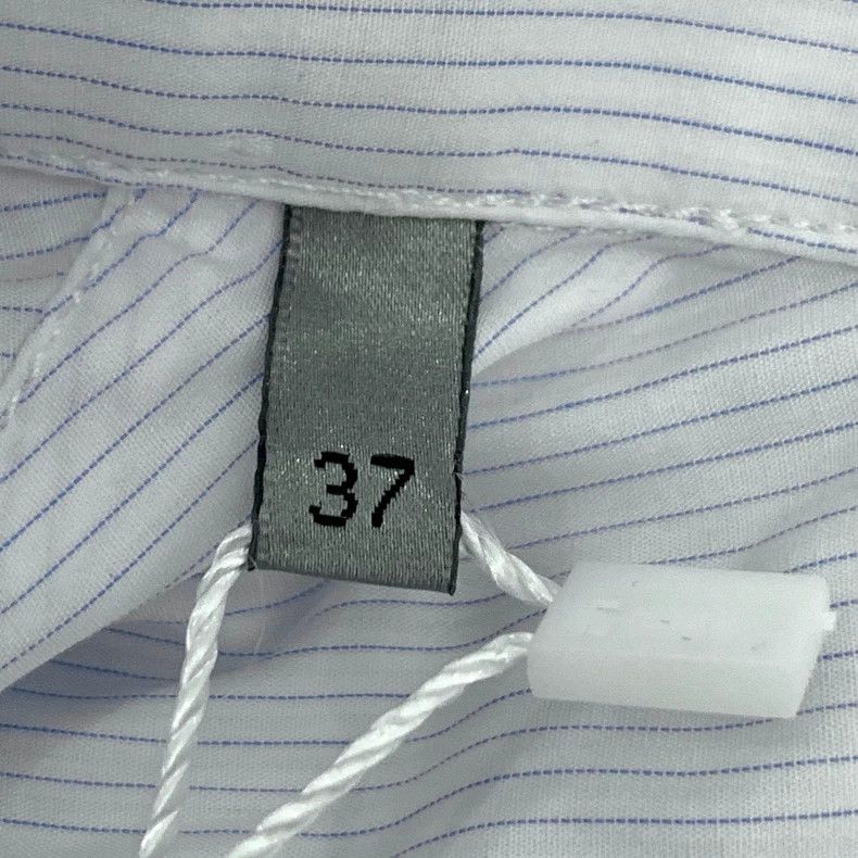 Dior Dior Size 37 Blue logo printed cotton lapel single-breasted Size US XS / EU 42 / 0 - 6 Thumbnail