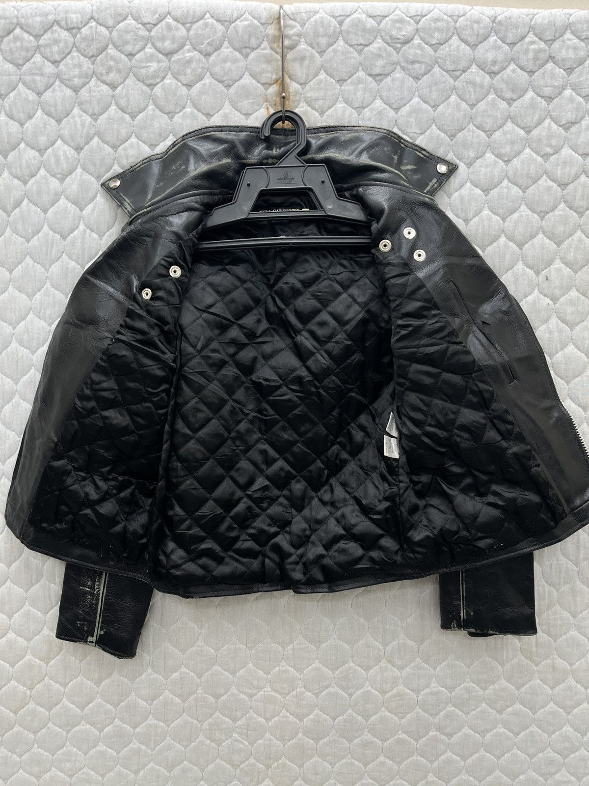 14th Addiction 🔥🔥🔥ARCHIVE HELL CAT PUNKS LEATHER JACKET Size XS / US 0-2 / IT 36-38 - 8 Thumbnail