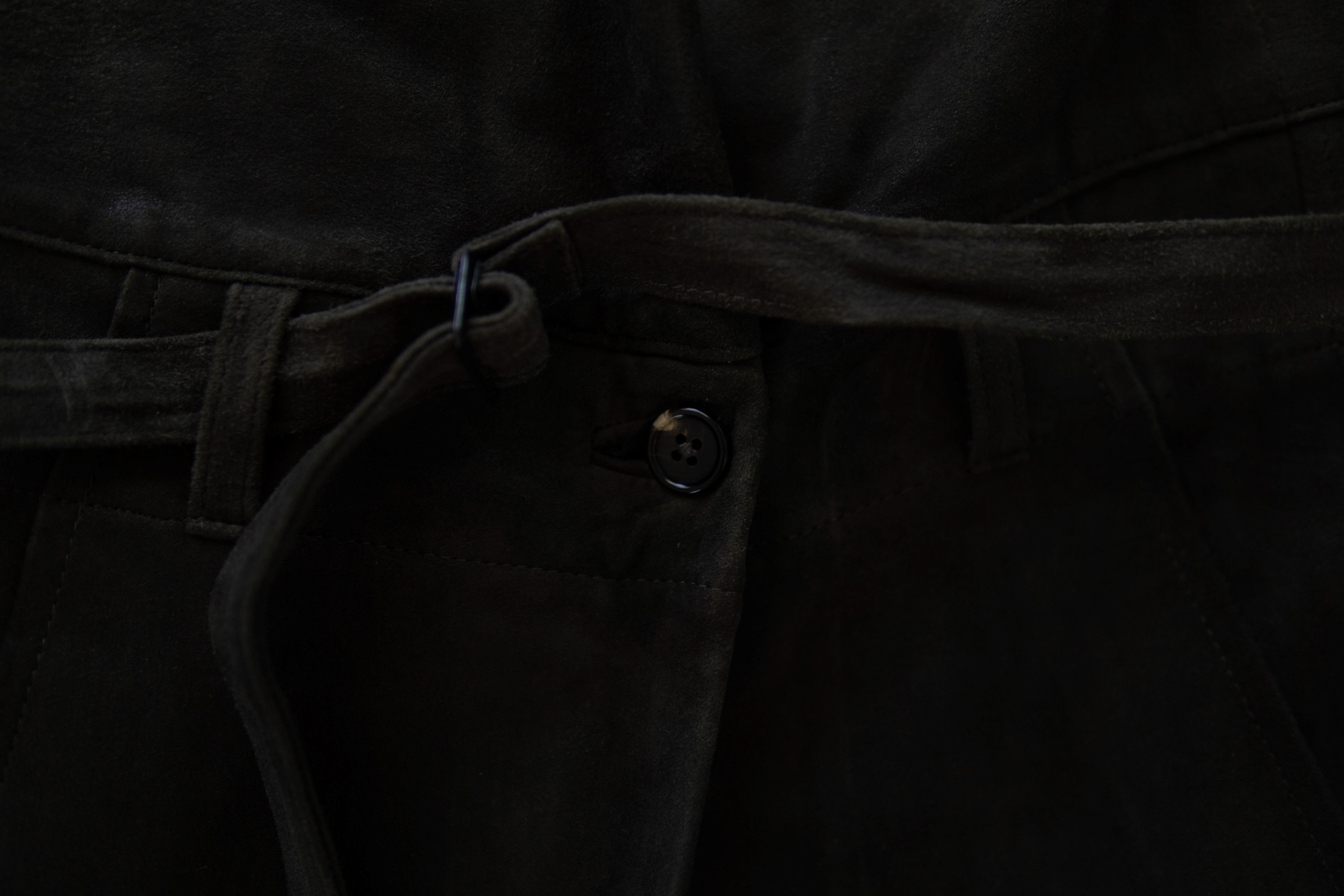 Ann Demeulemeester 00's Leather Paper Bag Pants Size US 32 / EU 48 - 3 Thumbnail