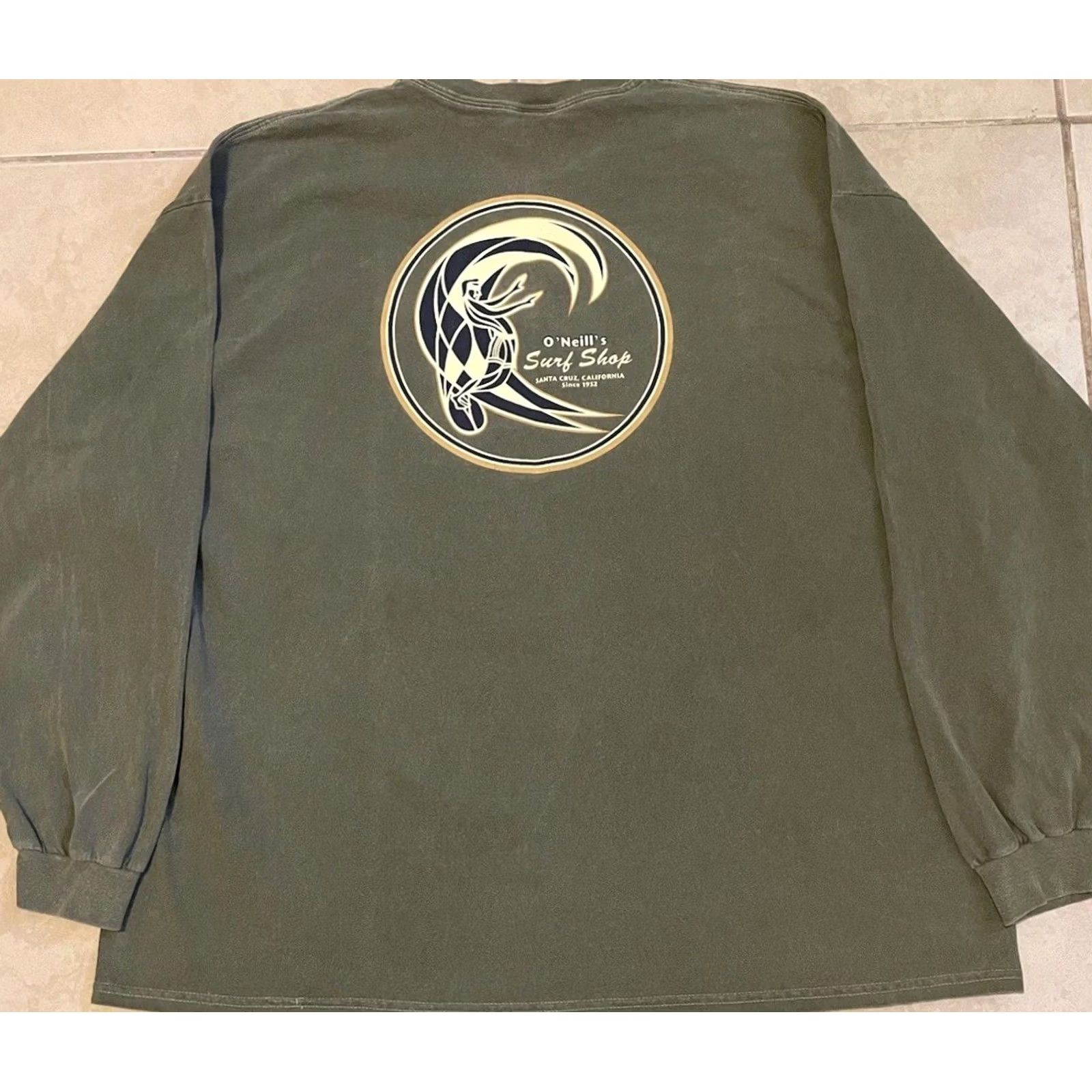Quiksilver VINTAGE O’Neill Santa Cruz Faded Shirt 2XL Green Surf Skate Grunge Billabong OP 90s Y2K Graphic Tee Men Size US XXL / EU 58 / 5 - 2 Thumbnail