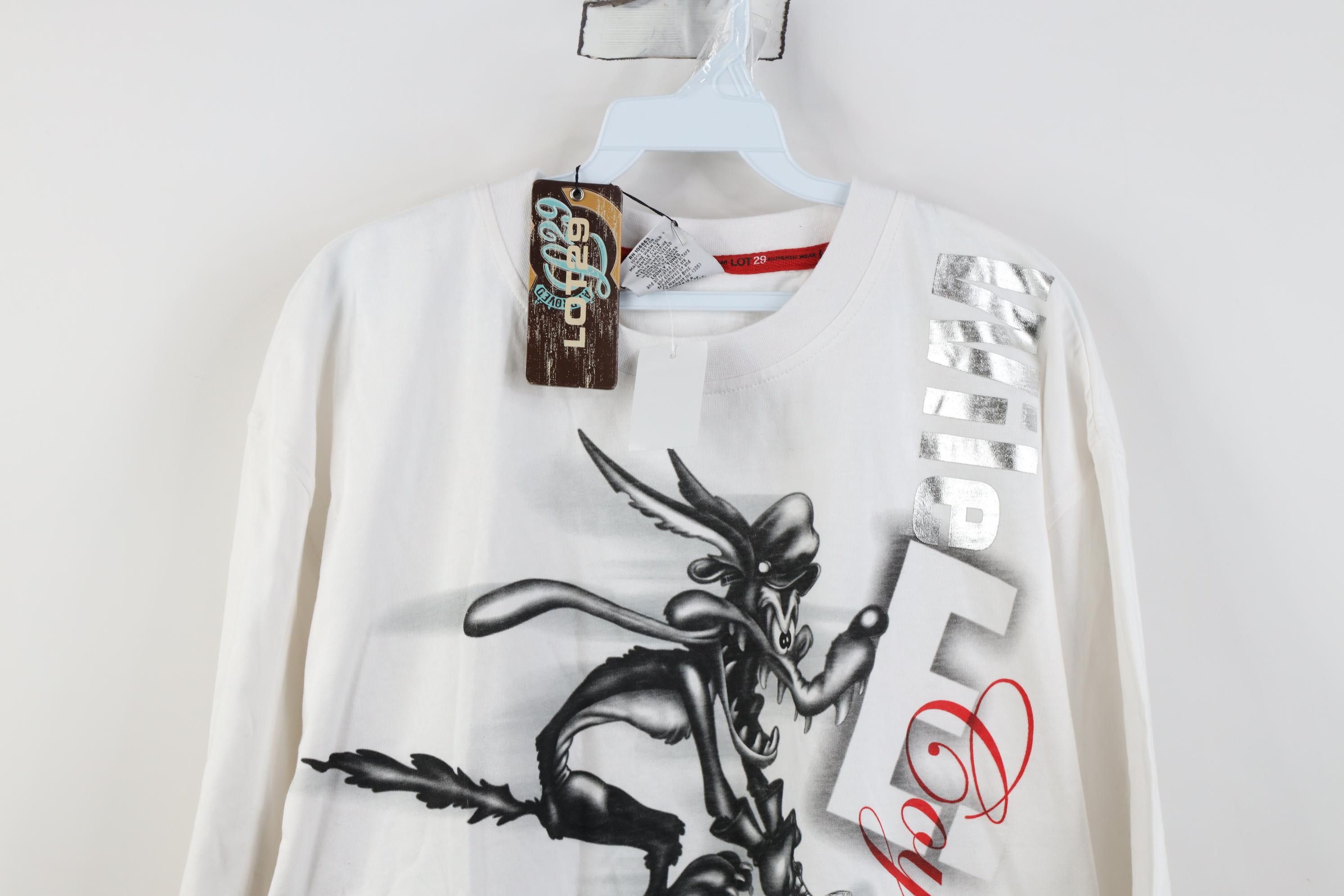 Vintage Deadstock Vintage 90s Y2K Lot 29 Motorcycle T-Shirt White Size US XL / EU 56 / 4 - 2 Thumbnail