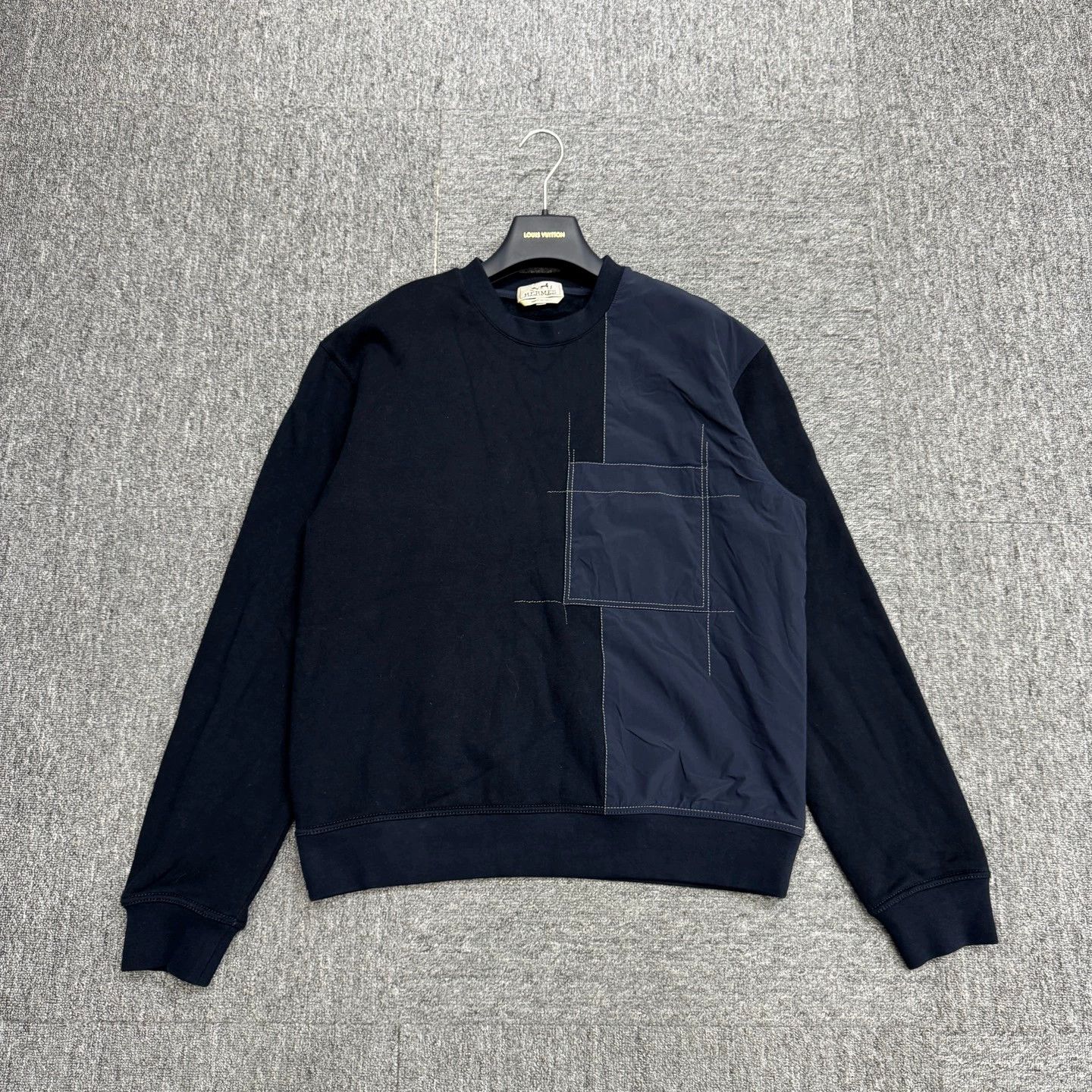 Hermes Hermes Nylon Pocket Paneled Sweatshirt L 98 New Size US L / EU 52-54 / 3 - 1 Thumbnail